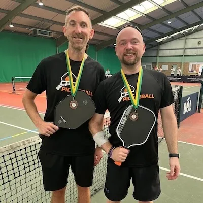 Mark and Chris - Swindon Open 2025 - Mens 4.0 Bronze Medal